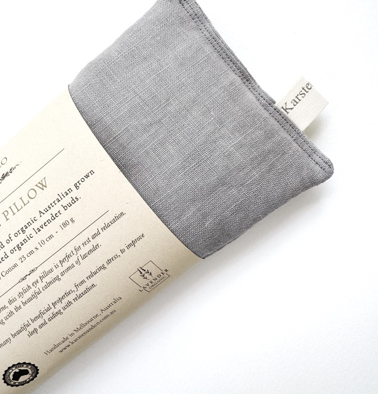 Natural Linen Eye Pillow - Organic Lavender