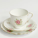 Load image into Gallery viewer, &quot;Victoria&quot; Teacup, Saucer &amp; Side Plate
