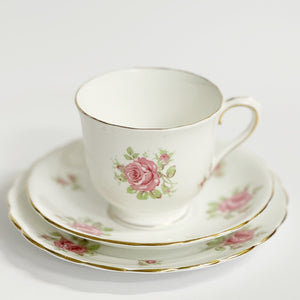 "Victoria" Teacup, Saucer & Side Plate