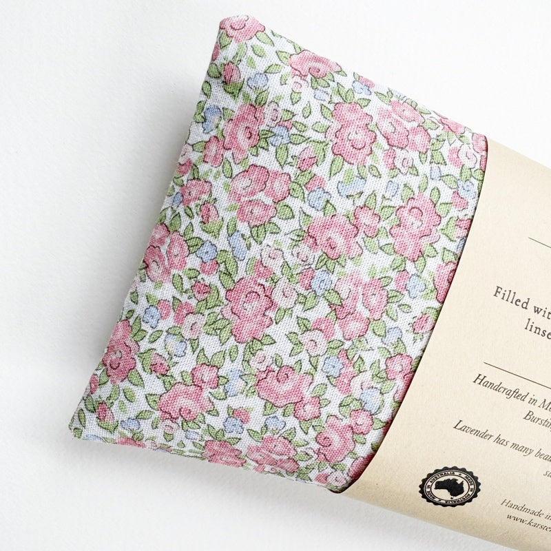 Eye Pillow / Organic Lavender "Bramble Rose"