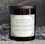 Load image into Gallery viewer, 100% Pure Organic Lavender Plant-Distilled Essential Oil Candle
