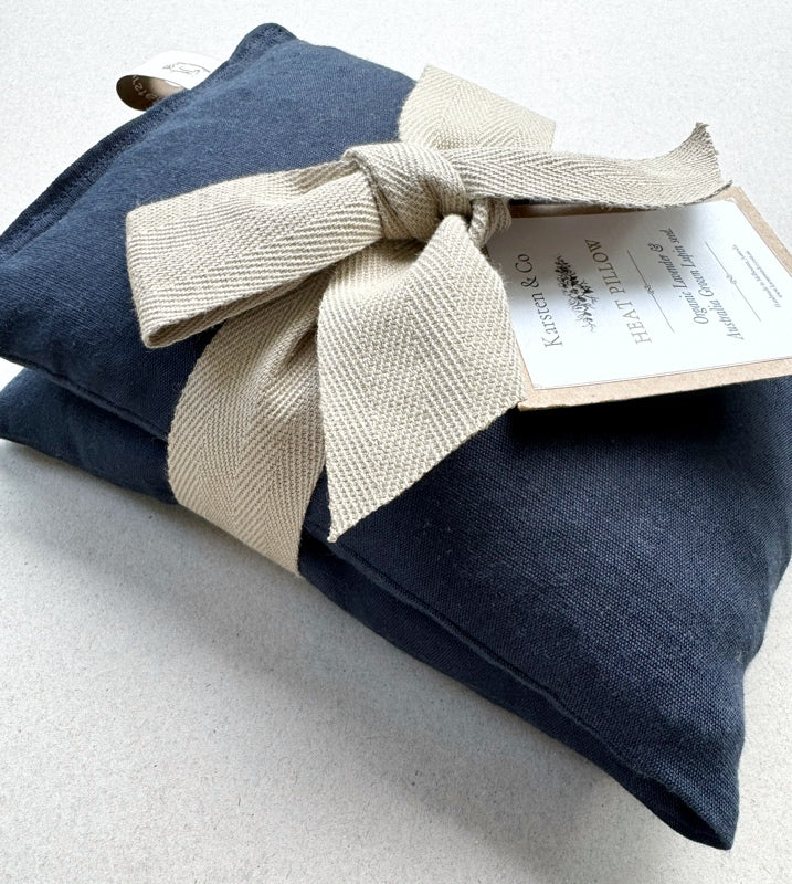 Linen Heat Pack - Pillow “Navy”