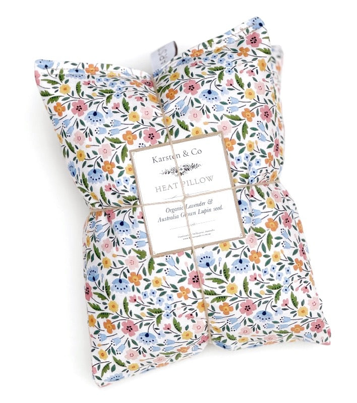 Lupin Heat Pillow / Organic Lavender “Summer Fields”