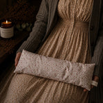 Load image into Gallery viewer, Organic Lavender and Lupin heat pack/pillow handmade in Australia by Karsten &amp; Co.
