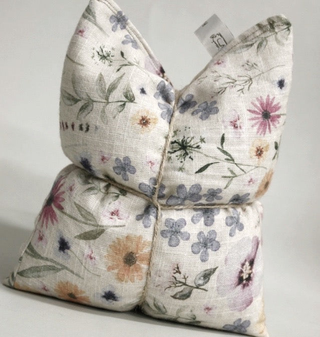 Soft Linen Heat Pillow, Organic Lavender & Lupin “Windsor Park”